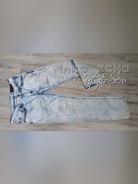 Men's Marc Echo Cut & Sew Lightwash  Denim Jeans sz34